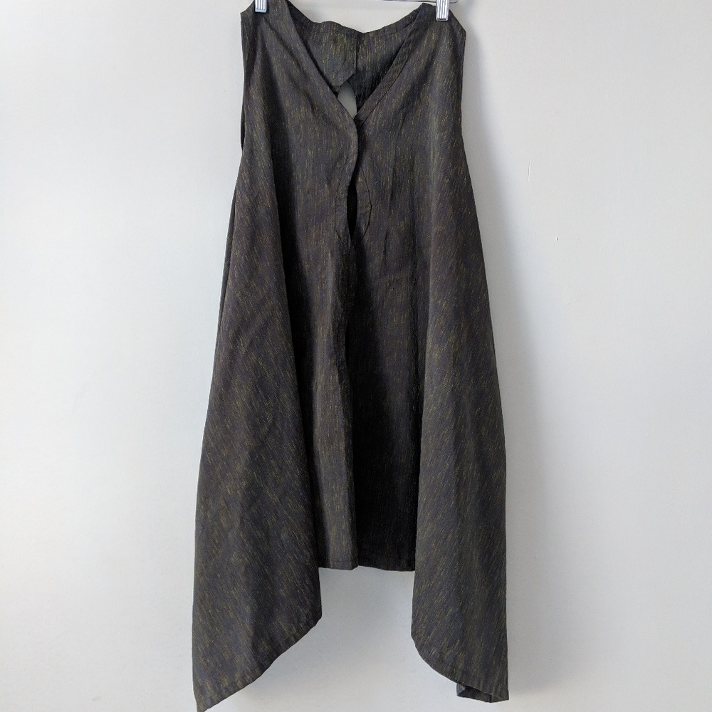 Vintage Drape Dress with Subtle Cutouts